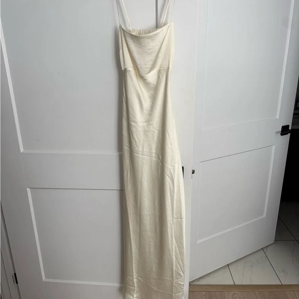 Abercrombie & Fitch White Dress with Spaghetti Straps - Picture 1 of 4